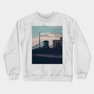 Sunset Train Crewneck Sweatshirt